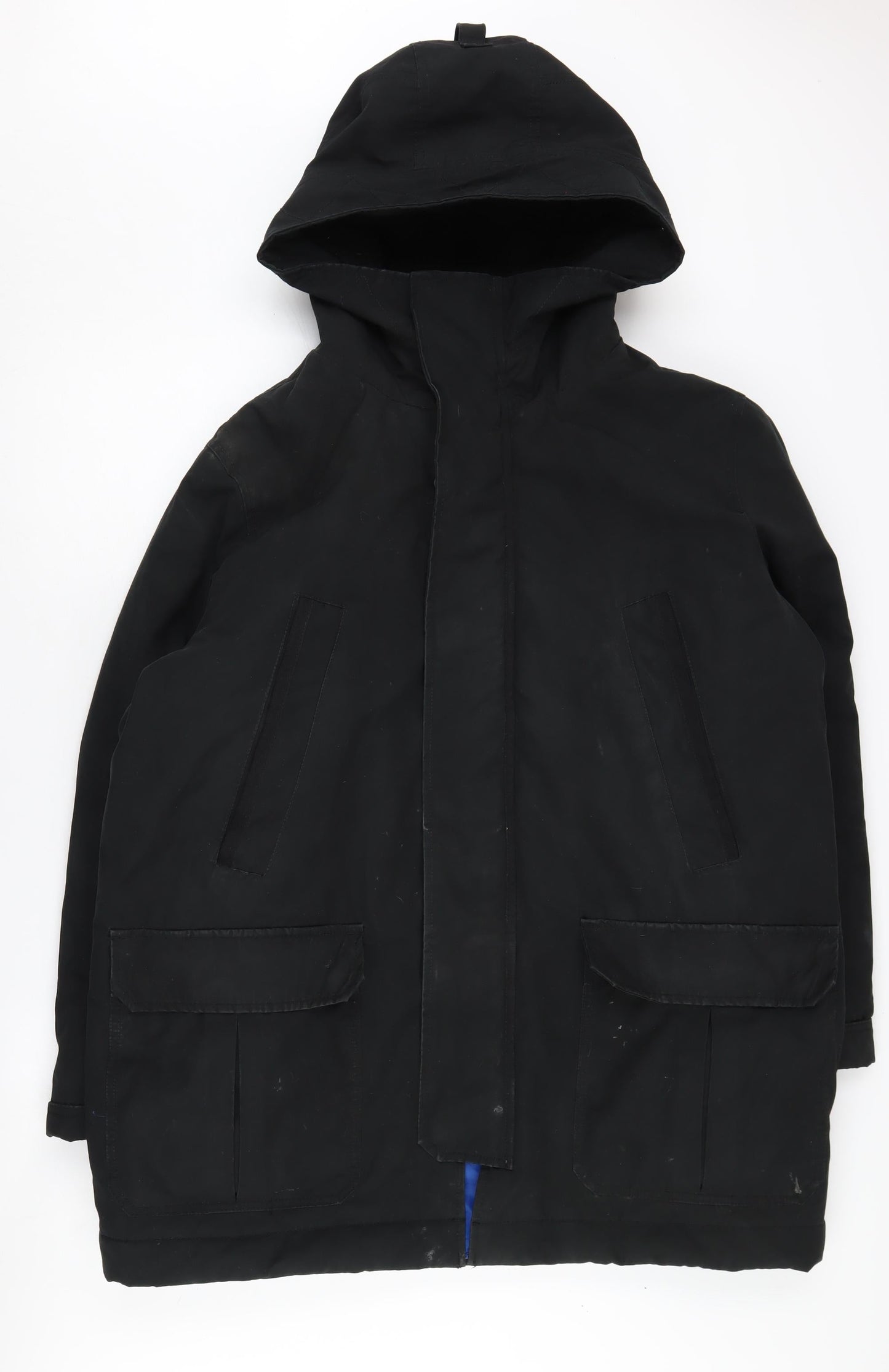 Mens UK Size XL Gap Black Parka Coat