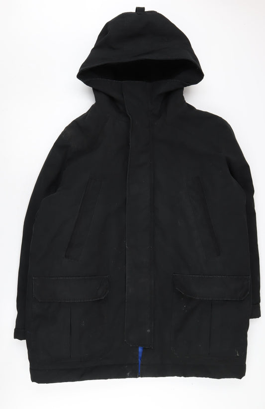 Mens UK Size XL Gap Black Parka Coat