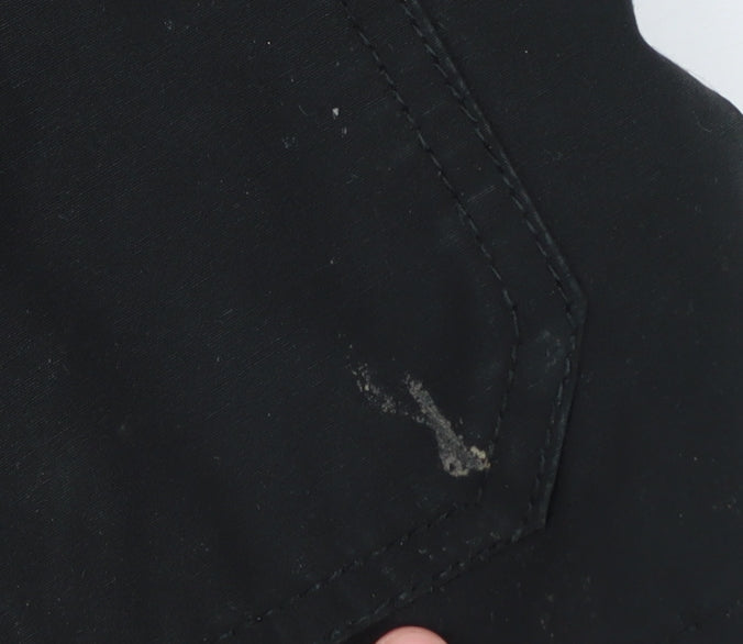 Mens UK Size XL Gap Black Parka Coat