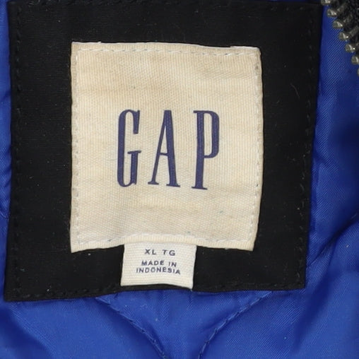 Mens UK Size XL Gap Black Parka Coat