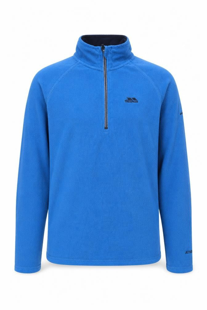 Mens UK Size XS Trespass Blue 1/2 Zip Sweatshirt
