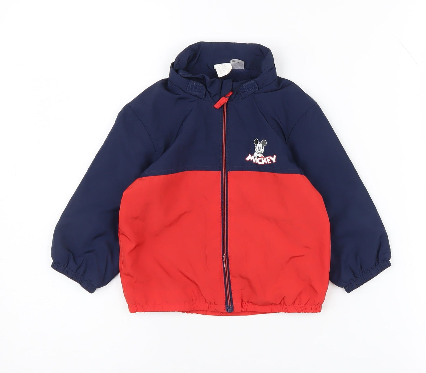 H&M Mickey Mouse Red & Blue Baby Jacket 12-18M