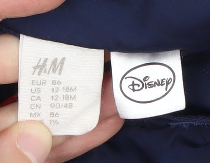 H&M Mickey Mouse Red & Blue Baby Jacket 12-18M