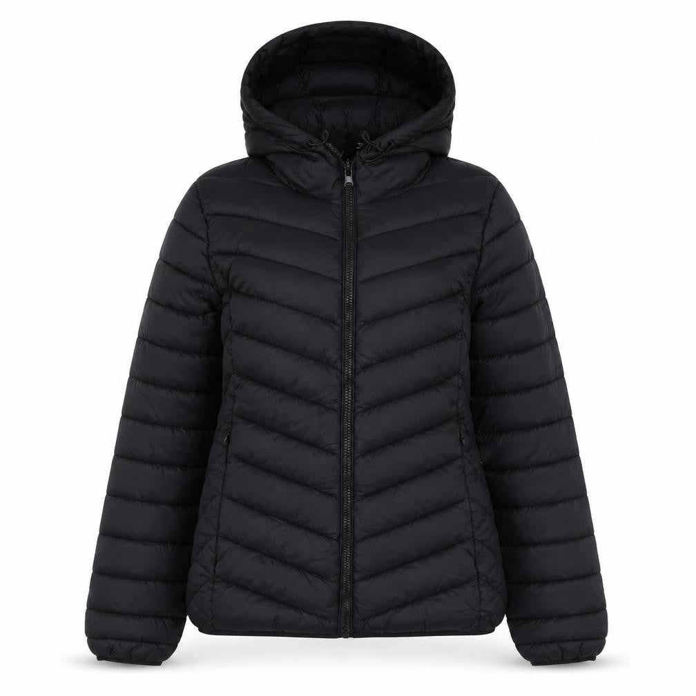 Womens UK Size 10 SoulCal & Co Black Puffer Jacket