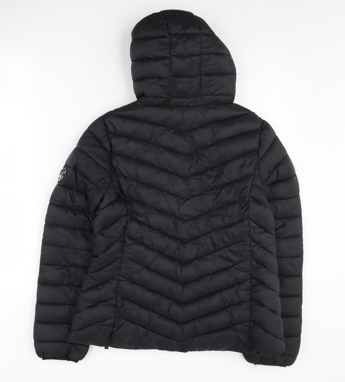 Womens UK Size 10 SoulCal & Co Black Puffer Jacket
