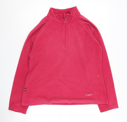 Womens UK Size 12 Mountainlife Pink Pullover Sweatshirt