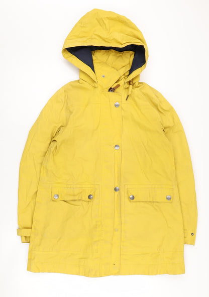 Womens UK Size 10 Seasalt Yellow Rain Coat