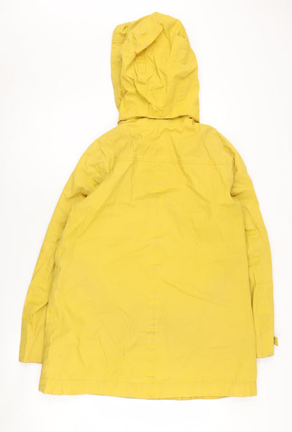 Womens UK Size 10 Seasalt Yellow Rain Coat