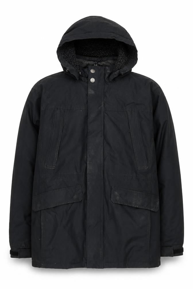 Mens UK Size M Atlantic Bay Black Puffer Jacket
