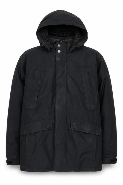Mens UK Size M Atlantic Bay Black Puffer Jacket