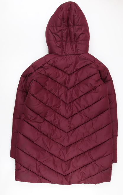 Marks and Spencer Girls Red Puffer Jacket 12-13 Years