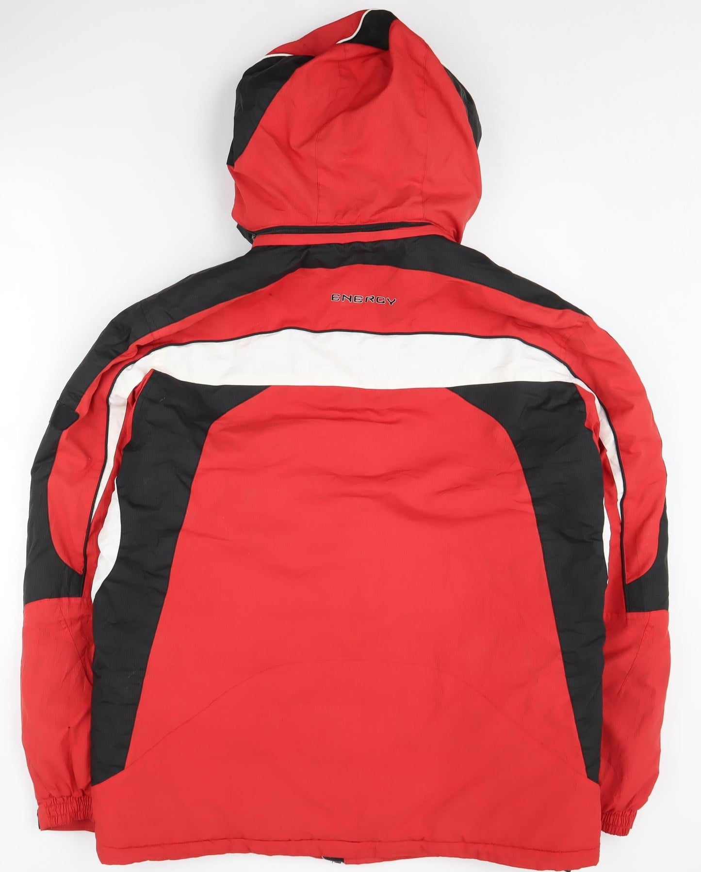 Anta Men's Red XL Hooded Ski Jacket