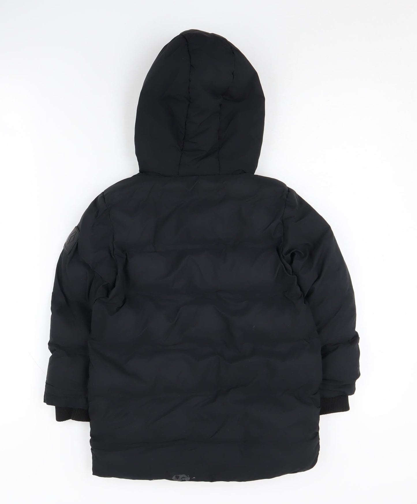 Next Boys Black Puffer Jacket, 3 Years, Mid-Length Winter Coat