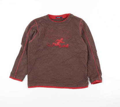 Tintin Boys Brown Graphic Print Pullover Sweatshirt 11-12 Years