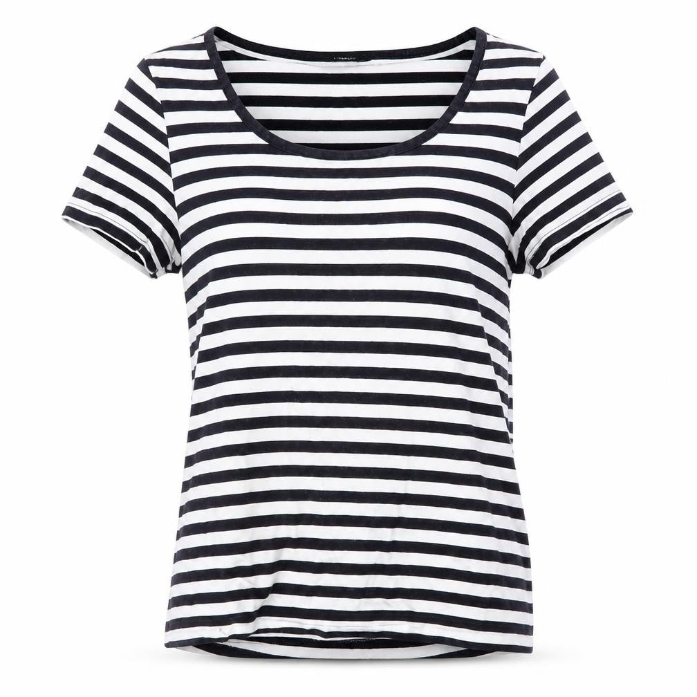 Womens UK Size S Hobbs Black Basic T-Shirt