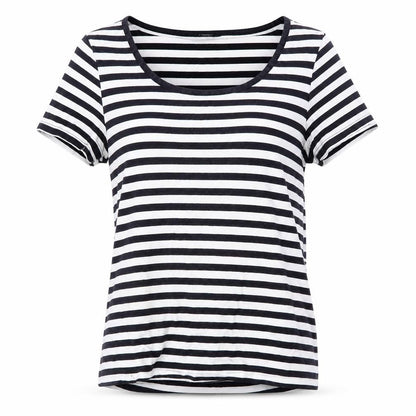 Womens UK Size S Hobbs Black Basic T-Shirt