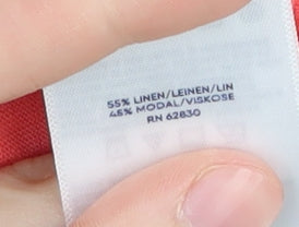 Lands' End Women’s Pink Linen-Modal Relaxed T-Shirt L