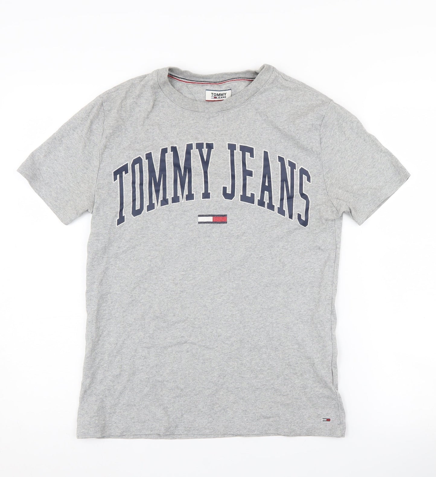 Tommy Jeans Men's Grey XS Logo T-Shirt