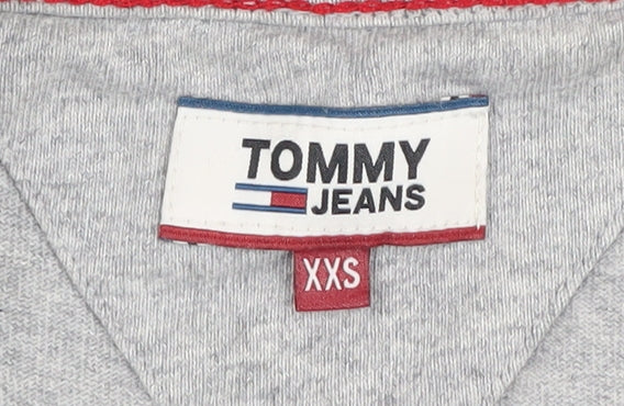 Tommy Jeans Men's Grey XS Logo T-Shirt