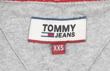 Tommy Jeans Men's Grey XS Logo T-Shirt