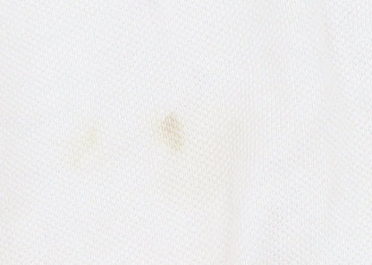 Massimo Dutti Men's White Polo M - Casual and Stylish