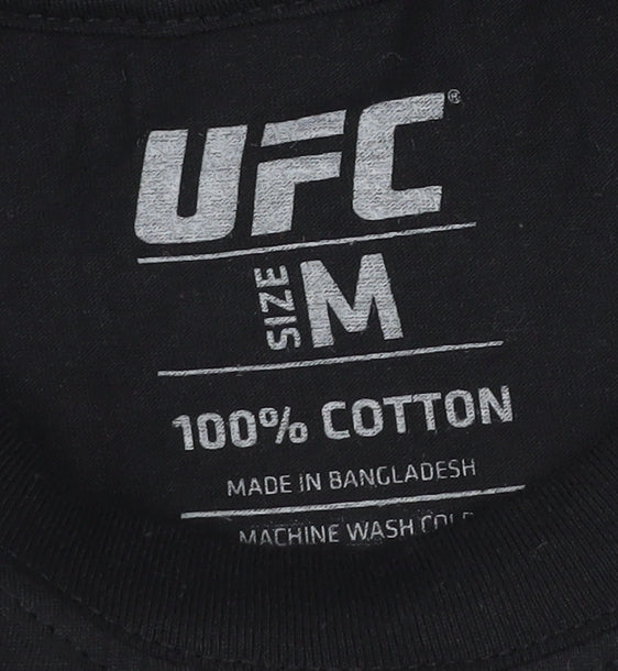 Mens UK Size M UFC Black  T-Shirt