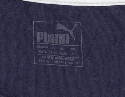 Puma Men's XL Blue Graphic Print T-Shirt