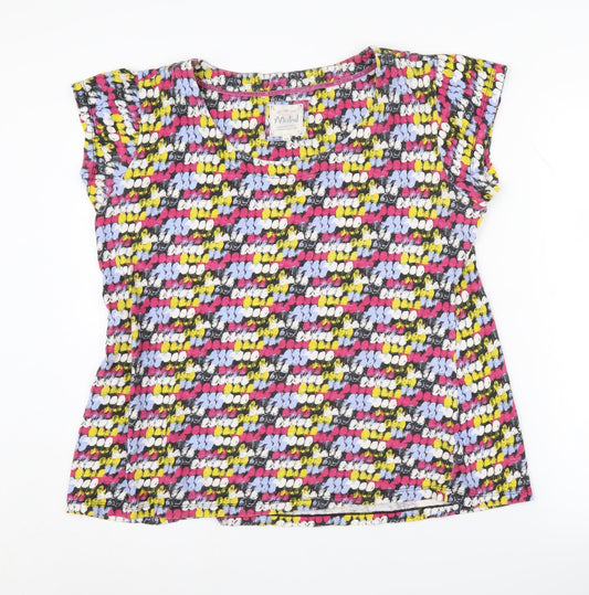Womens UK Size 14 Mistral Multicoloured Basic T-Shirt