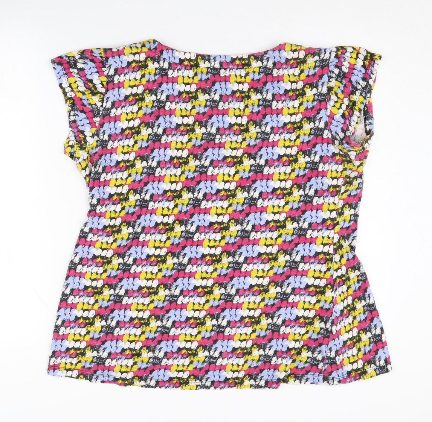 Womens UK Size 14 Mistral Multicoloured Basic T-Shirt