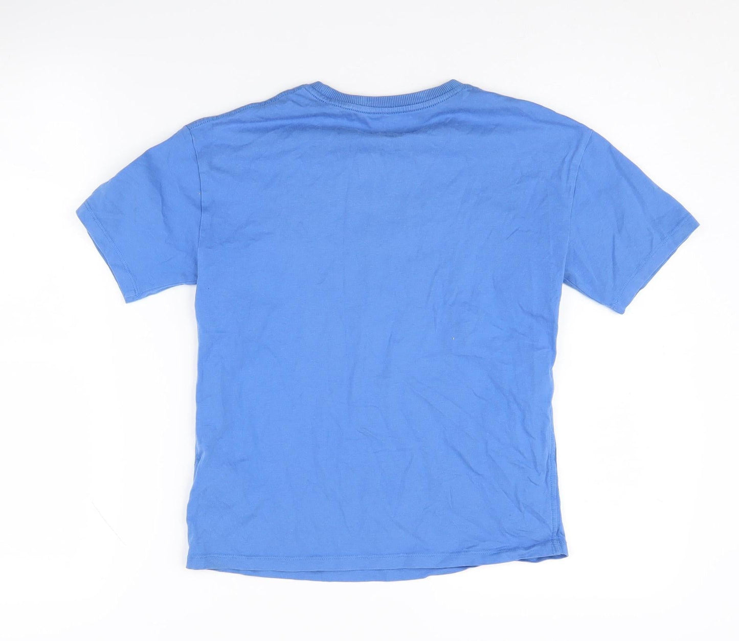 Marks and Spencer Boys Blue Football T-Shirt 9-10 Years