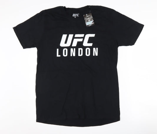UFC Men's Black Sports T-Shirt L