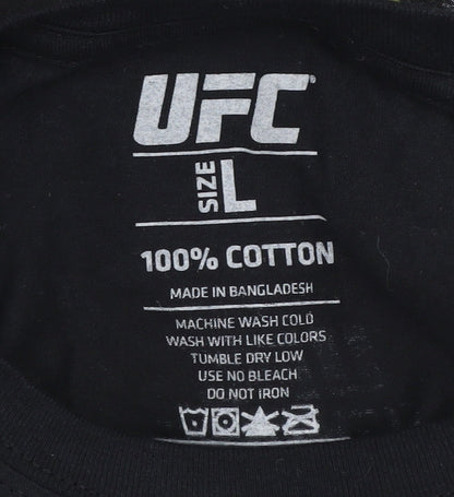 UFC Men's Black Sports T-Shirt L