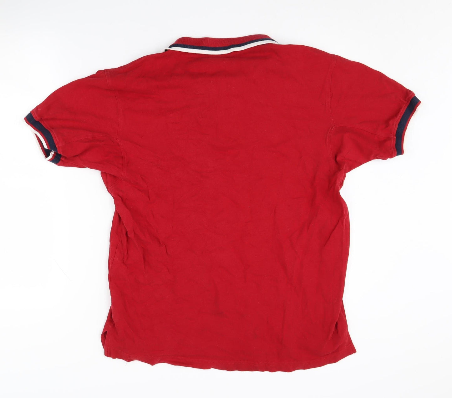 Diadora Men's Red Polo Shirt Size M