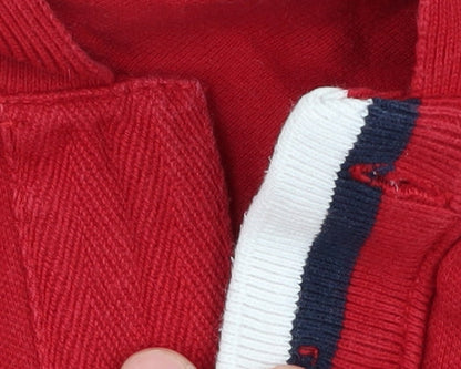 Diadora Men's Red Polo Shirt Size M