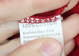 Diadora Men's Red Polo Shirt Size M