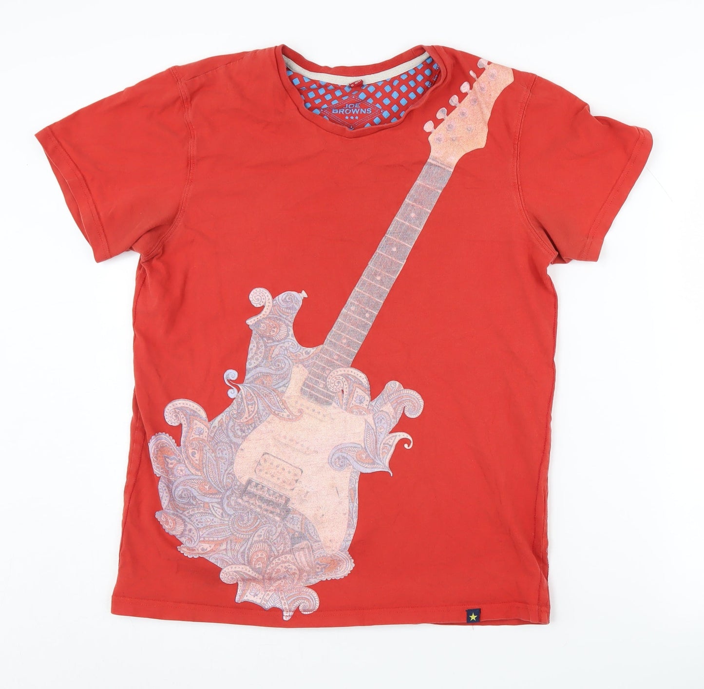 Joe Browns Men's Red Graphic Print Music T-Shirt M