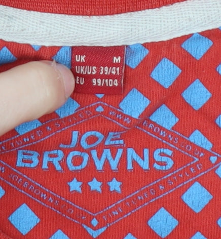 Joe Browns Men's Red Graphic Print Music T-Shirt M