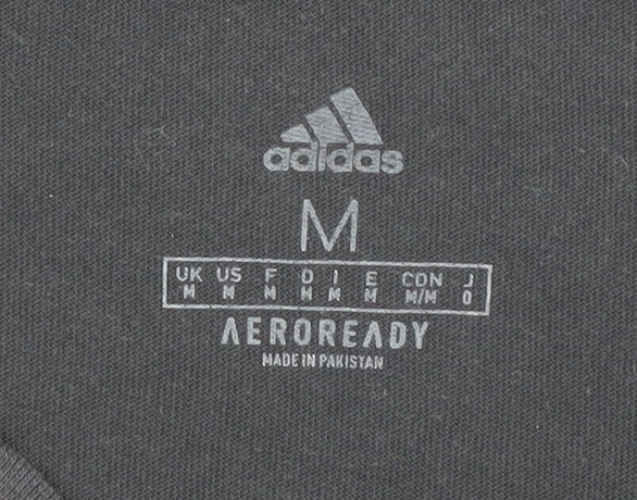 Adidas Men's Black Beach Graphic T-Shirt Medium