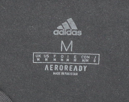 Adidas Men's Black Beach Graphic T-Shirt Medium