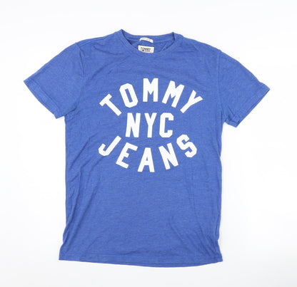 Tommy Jeans Blue XS Graphic T-Shirt for Men