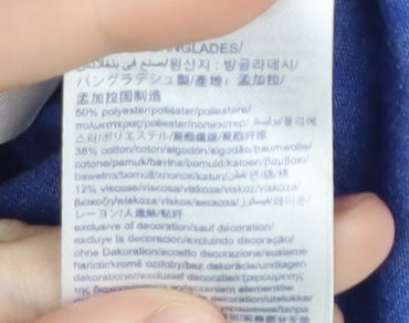 Tommy Jeans Blue XS Graphic T-Shirt for Men