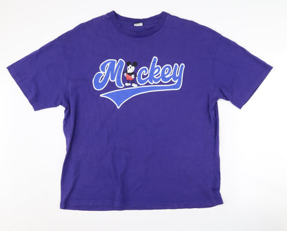 George Women's Purple Mickey T-Shirt, Size 18
