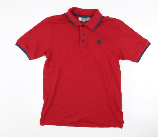 Mountain Warehouse Men's Red Polo Shirt Size S