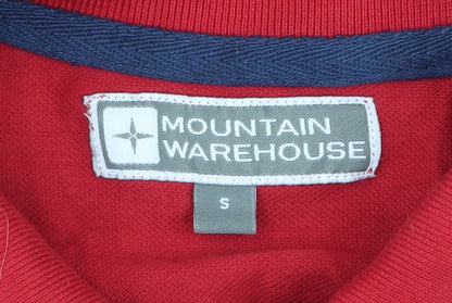 Mountain Warehouse Men's Red Polo Shirt Size S