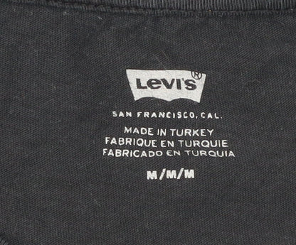 Levi's Men's Black Graphic Print T-Shirt M