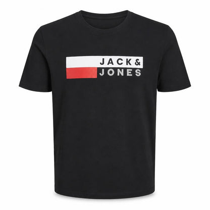 Mens UK Size M JACK & JONES Black  T-Shirt
