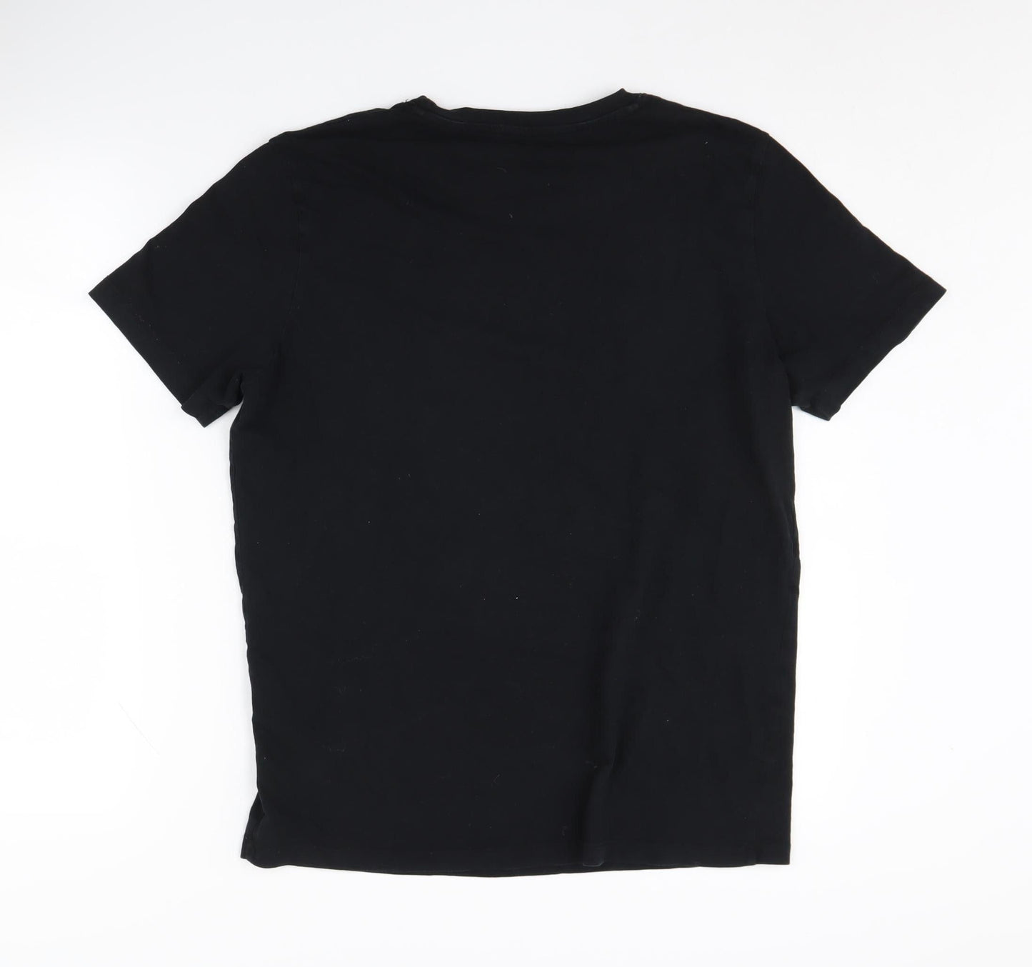 Mens UK Size M JACK & JONES Black  T-Shirt