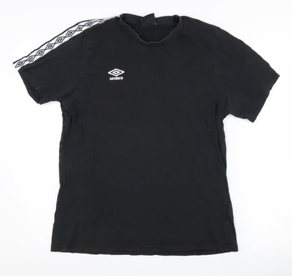Umbro Men's Black T-Shirt L - Iconic Sports Style