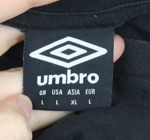 Umbro Men's Black T-Shirt L - Iconic Sports Style