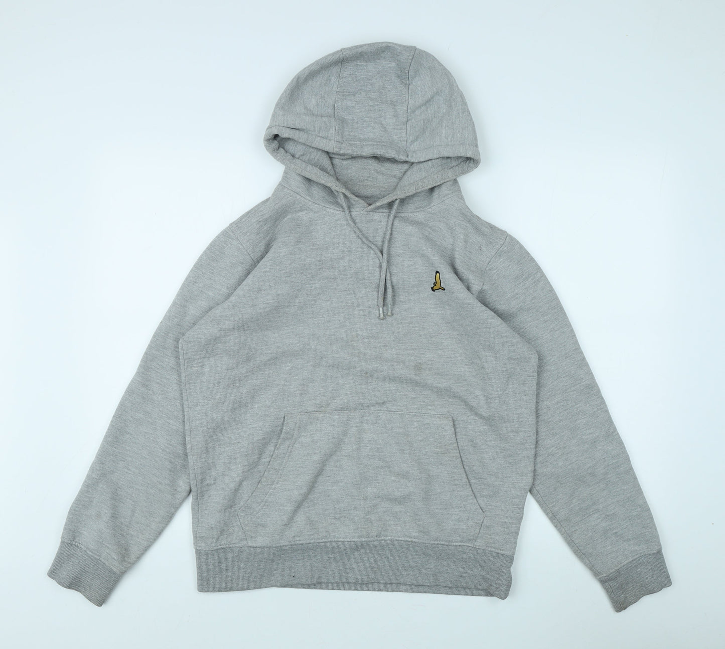 Mens UK Size M Brave Soul Grey Pullover Hoodie